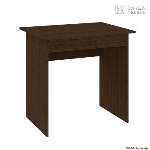Стол компьютерный КортексМебель ЭЛЬФ 80-1ш (Венге тёмный)