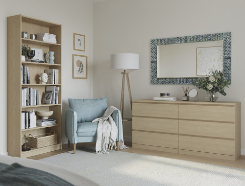 Комод Mebelain ВАРМА 6Д Беленый дуб