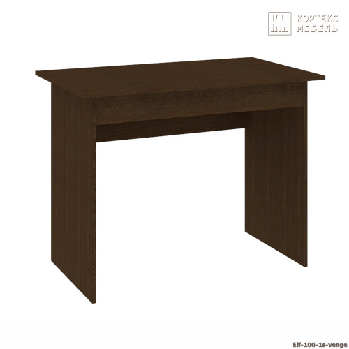 Стол компьютерный КортексМебель ЭЛЬФ 100-1ш (Венге тёмный)
