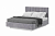Кровать anrex SABRINA 180 с подъемником Цвет NEBBY 025