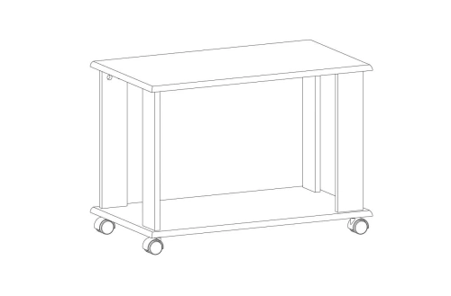 Стол anrex TIFFANY L журнальный (вудлайн кремовый)