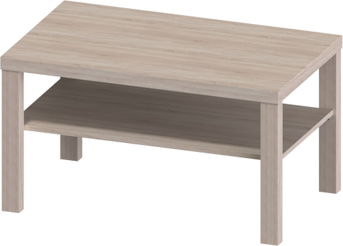 Стол журнальный Mebelain ЭНКЕЛЬ 82 Беленый дуб