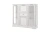 Шкаф с витриной anrex SEVILLA 2V2D1S (Белый)