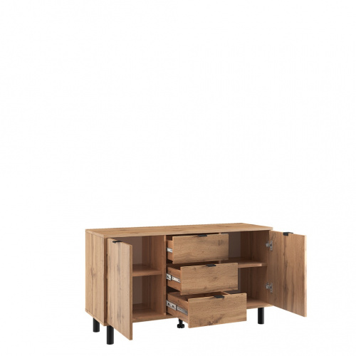 Тумба RTV ЭЛИГАРД MONE 2D3S (Дуб Вотан)