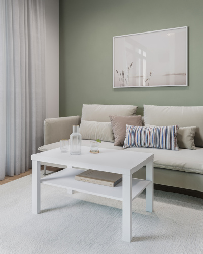 Стол журнальный Mebelain ЭНКЕЛЬ 82 Белый