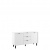 Тумба RTV ЭЛИГАРД MONE 2D3S (Белый)
