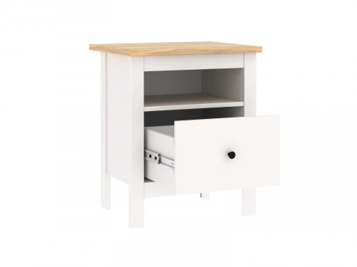 Тумба Новус Индустри Сага 2.08.03.010.14 (Белый/Ясень)