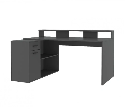 Стол компьютерный Интерлиния Skill-3 (Антрацит)
