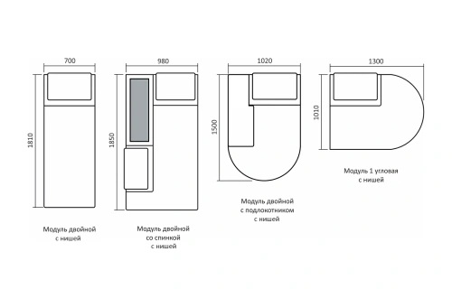 Модульный диван Петрамебель Айпетри Комфорт