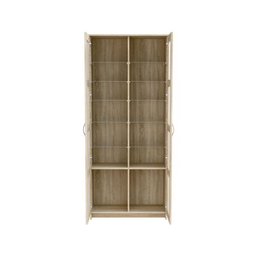 Шкаф с витриной Новус Индустри Сириус 2.02.16.560.3 (Сонома)