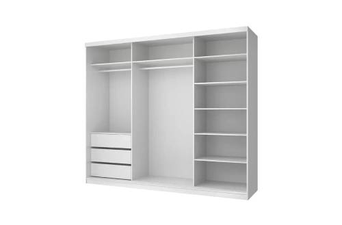 Шкаф-купе anrex LYON 250 белый