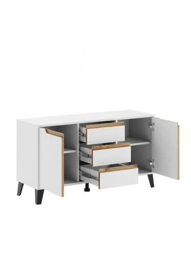 Тумба ЭлиГард Eyva RTV 2D3S (Белый)