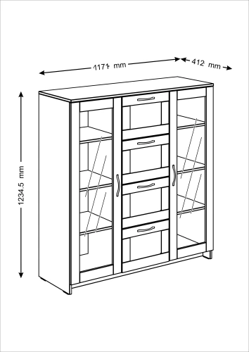 Тумба Новус Индустри Сириус 2.02.03.400.1 (Белый)
