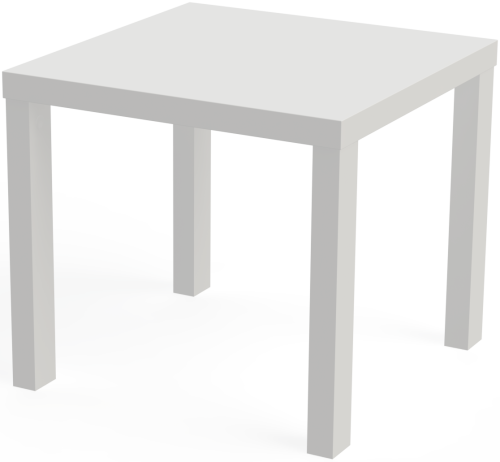 Стол журнальный Mebelain ЭНКЕЛЬ 50 Белый