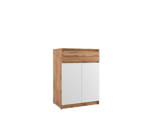 Тумба ЭЛИГАРД LOCARNO тип 2 Дуб натуральный/белый