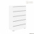 Комод Кортекс Мебель БАРИ 80-5ш (Белый/Белый/Белый)