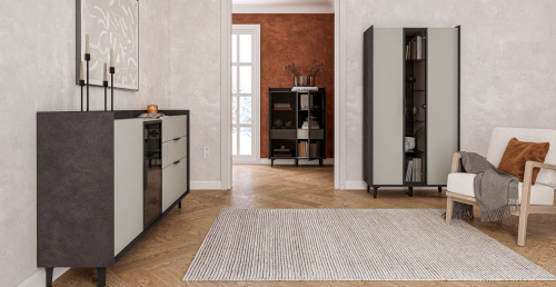 Шкаф комбинированный Мебель-Неман Модена Бруклин МН-048-23-Ц1