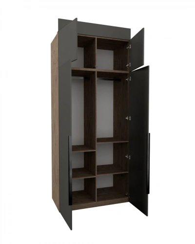 Шкаф РЭЙГРУПП К2К1 (Дуб веллингтон/Кобальт)