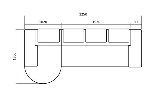 Модульный диван Петрамебель Айпетри Комфорт