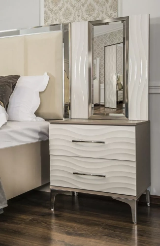 Тумба прикроватная ЭРА Gravita Белый глянец