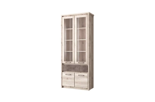 Шкаф с витриной anrex JAZZ 2V2D1S