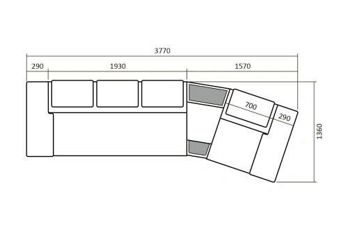 Диван Петрамебель Браво Люкс