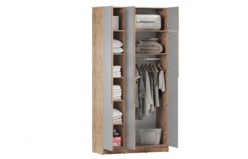 Шкаф Элигард AURA 3Da (Дуб вотан/Дымчатый алмаз)