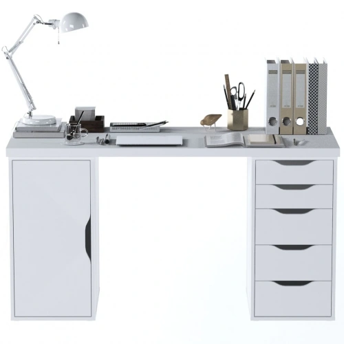Стол письменный Mebelain ИНГАР 2/5/ДВ Белый