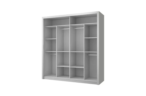 Шкаф-купе anrex LYON 203 серый