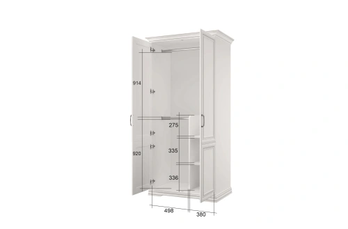 Шкаф anrex SEVILLA 2DG (Белый)