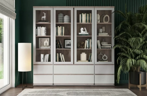 Шкаф с витриной anrex LIMA 1V2S