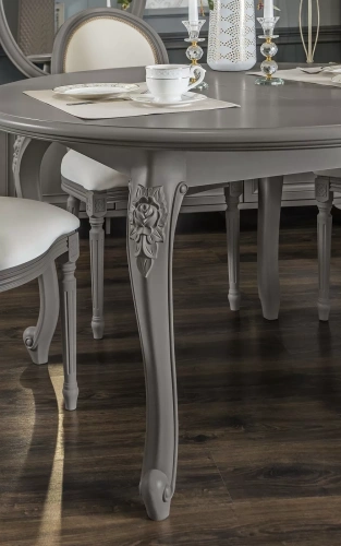 Стол ЭРА Мокко круглый Серый камень