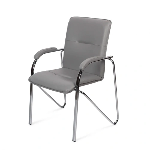 Кресло SitUp SAMBA Chrome экокожа (светло-серый)