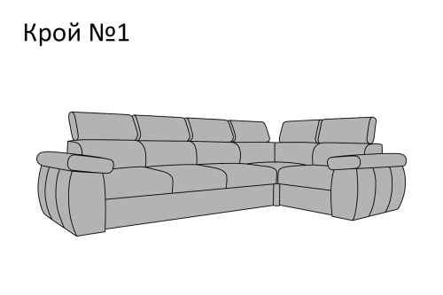 Модульный диван Петрамебель Айпетри Комфорт