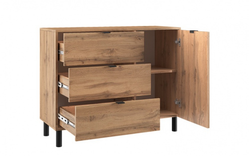 Тумба ЭЛИГАРД MONE 1D3S (Дуб Вотан)