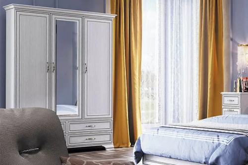 Шкаф anrex TIFFANY 3D4S Z (вудлайн кремовый)