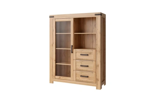 Шкаф с витриной anrex MORTIZ 1V3S2N