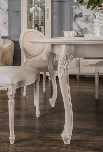 Стол ЭРА Мокко круглый Бежевый