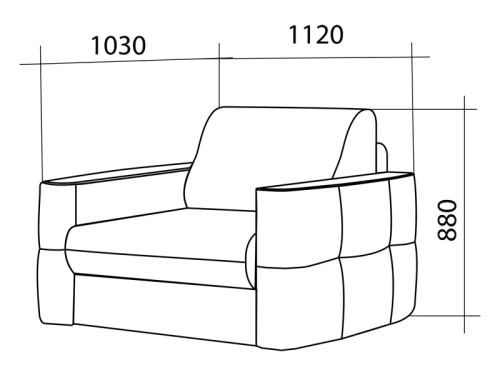 Кресло-кровать Треви Сити