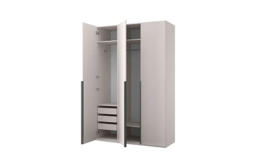 Шкаф anrex TETRA 3D-1 GLD (Персидский жемчуг)