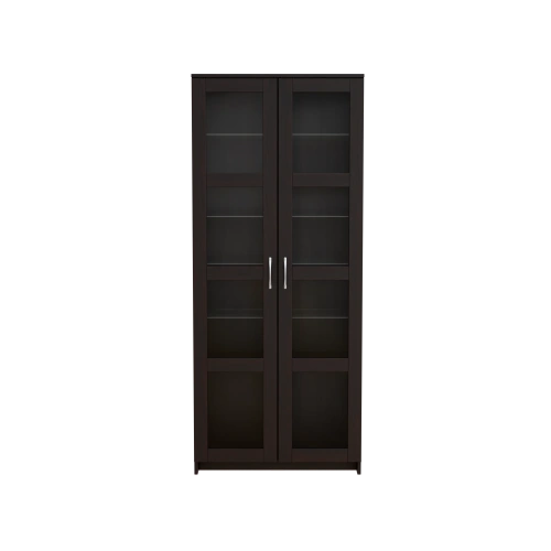 Шкаф с витриной Новус Индустри Сириус 2.02.16.560.5 (Дуб венге)