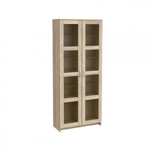 Шкаф с витриной Новус Индустри Сириус 2.02.16.560.3 (Сонома)