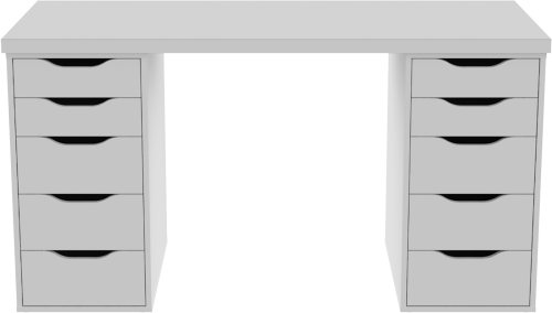 Стол письменный Mebelain ИНГАР 2/55 Белый