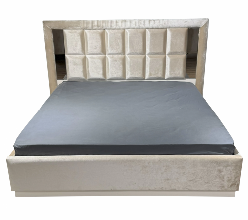 Простыня на резинке 160*200*25 (Графит)