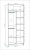 Шкаф Евва Лайн ЛН-2D.560.02 (1Z/1Z) (Бодега белый)