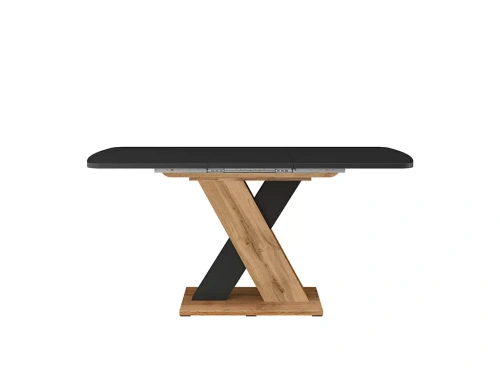 Стол раздвижной Элигард MIRAGE графит / дуб натуральный