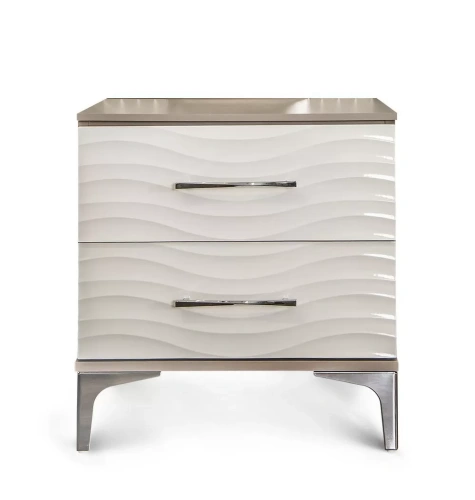 Тумба прикроватная ЭРА Gravita Белый глянец