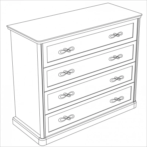 Комод ЭРА Мишель Широкий Белый матовый