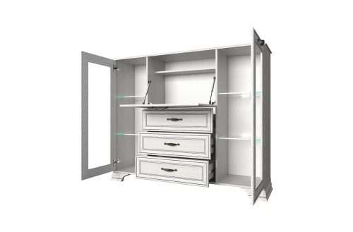 Тумба anrex TIFFANY 2V1D3S (вудлайн кремовый)