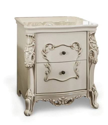 Тумба прикроватная ЭРА Джоконда Крем глянец